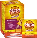 Metamucil Fiber Enojna gladka tekstura oranžna - 30 paketov, 12.9 Ounce (paket po 1)