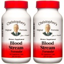 Christopher's Original Formula Blood Stream Formula - Krvni obtok dopolnila - podpira Vein Elasticity, Čisto in čisto Bloodstream - paket 2