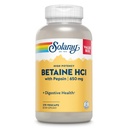 Solaray High Potency Betain HCL s pepsinom - Klorovodikova kislina dodatek za digestivno zdravje - z betain hidrokloridom in digestivnimi encimi - Gut Health Support - 60-dnevni garancija, 275 VegCaps