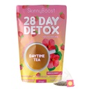 SkinnyBoost 28 Day Detox Tea - HIBISCUS BERRY (28 čajne vrečke) podpira presnova povečanje, detox, vse naravno, ne GSO, Vegan, Keto prijazno