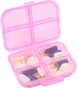 Potovalne tablete Organizator majhne 8 Mreže Kompartmenti Tablete Holder Box - Prenosna Medicine Container Case - Vsakodnevno zdravilo Organizator