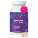 Microbiome Labs Zenbiome Sleep - L Theanine dodatek z izvlečkom limone Balm in probiotiki z Bifidobacterium Longum - Pomoč Soothe os Gut-Brain v postelji (30 kapsul)