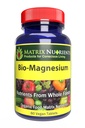 BIO-magnezij - Premium magnezijev dodatek za: energijo, krvni tlak, delovanje mišic, spanje, živčno funkcijo, ravni sladkorja v krvi in več! - Veganske tablete (60ct)