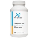 XYMOGEN OmegaPure 820 - Mednarodni standardi za ribje olje (IFOS) Five-Star Certified Fish Oil - DHA EPA Omega-3 Dodatek za kardiovaskularno + kognitivno podporo (120 malih softgels)