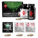 Reševanje Detox 10 dan stalni detox komplet - 132ct kapsule 