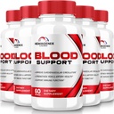 (5 pakiranj) Hemagenix kapsule, Hemagenix Advanced Blood Support Formula, vse naravne dodatke za ohranjanje zdravih ravni, dodatne tablete moči za splošno Wellness, Uradni pregledi (300 kapsul)