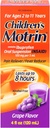Motrin peroralna suspenzija, lajšanje bolečine, ibuprofen, aromatizirano grozdje, 4 Oz