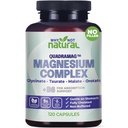 4-v-1 Magnezijev kompleks dodatek - glicinat, taurat, malat, mešanica orotat - 300 mg na serviranje, 120 kapsul