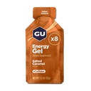 GU Energy Original Sports Nutrition Energy Gel, 8-Count, soljena karamela