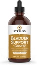 Strauss Naturals Bladder Podpora Kapljice Naravni dodatki za podporo urinarnega sistema, Gluten-free, Soy-free, in Non-GMO, 7.6 fl oz.