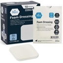 MED PRIDE Sterilna pena obleke za rane, mehko absorbent neadhezivno vodoodporno medicinsko penjenje za ulcerje, poškodbe (2 x 2 palca (Pack of 10))