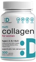 Več kolagenske tablete z vitaminom C, E & Biotin, 300 kapsul – hidrolizirane kolagenske peptide – 11 v 1 formuli z žago Palmetto, Bamboo Silica, & hialuronska kislina – lasje, koža, nohti, & skupno zdravje