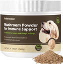 Pasja straža za Lumps & Bumps Supplement - Turčija rep gob v prahu za pse zdravljenje lipoma - Buddy Imunska podpora in več energije z levjo grivo, Chaga, Reishi, Shiitake gobe-02