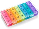 Tedenske tablete Organizator primera – 3-times-a-dan tablete Box - velik plastični dispenzer s 7-dnevno jutro noon & noč Compartments za tablete, dodatki, ribje olje in vitamini