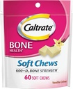 Kalcij in vitamin D Soft Chews Vanilla Creme 60 vsak (paket po 2)