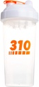 310 Nutrition Protein Shaker steklenica Meal zamenjava Blender pokal za mešanje beljakovin v prahu, limonada Mix, in pred vadbo (Clear w/White Lid)