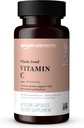 Elementi - Cela hrana Vitamin C, 95% Cel vir hrane, Prehrana in druge sestavine, pridobljene iz cele hrane, Ne-GMO preverjene sestavine, veganski certificiran, in brez glutena, 60 kapsul