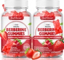 mehek medved Berberine s Ceylon Cinnamon Gumies Organic Berberine HCL 1500mg za presnovo Imunsko zdravje Brez sladkorja Berberine Dopolnila jagode Okusno 120