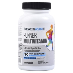 Runner Multivitaminski – Inženired Vitamin z antioksidanti za zdravje / zagon regeneracija – Popoln B kompleks za vzdržljivost, energije – Probiotiki, Cela živila – Certified Tekoči dodatki