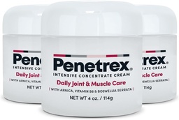 Penetrex Joint & Muscle Therapy - Pomirjujoče udobje za hrbet, vrat, roke, noge - Premium celotno telo Rub z Arnica, vitamin B6 MSM & Boswellia - 4oz krema (3 pakiranje)