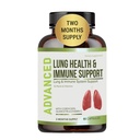 Lung Health & Immune Support Supplement - Lung Cleanse and Detox with Immunity Vitamins for Better Lungs, Immune Defense, Clear Lungs & Deep Dheating Vključno s Quercetin & Cordyceps. Oskrba po dveh mesecih