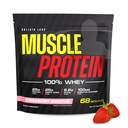 COLOSSAL LABS Muscle Protein Whey Powder [5 lbs/Pack po 1]– Hladno filtrirane, 25g čiste beljakovine, 6.6g BCAA (Packaging May Vary) (5LB, jagode)