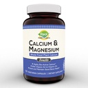 Rastlinski kalcij in magnezij dodatek z boron, vitamin D3 & K2 MK-7 - Optimalno razmerje kalcij-magnezij za moč in zdravje kosti, vegan, ne-GMO, alergen-free, 120 kapsul