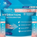 HydroMATE Elektrolit v prahu Prah Tea Hydration Packets nizko sladkor 16 Število