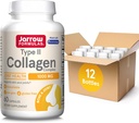 Jarrow Formule tipa II Kolagen Complex 1000 mg dopolnila, Podpira kožo in skupno zdravje, 60 kapsul, 30 dnevna dobava(Pack of 12)