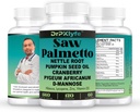 Bučno olje in las rast dodatek z žago Palmetto za ženske, DHT bloker za moške, PCOS prostate zdravje, Pygeum, Lycopene, Mens zdravje