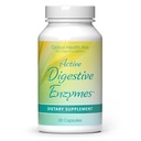 Global Health Trax - Active Digestive Enzymes dopolnilo, 90 Kapsule - Celovita digestivna podpora z encimi za spodbujanje zdravo prebavljanje za moške in ženske