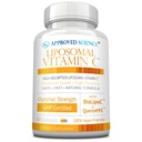 Approved Science Liposomal Vitamin C with Quercetin - 1100 mg - 60 Capsules - Immune Support, Boost Collagen, Antioxidant - High Absorption - Fat Soluble - Non GMO - Vegan - Made in The USA