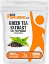 BulkSupplements.comgreen Tea Extract Prašek - 50% polifenoli dodatek, EGCG dodatki - Gluten Free, 500mg na serviranje, 1kg (2,2 lbs) (Pack of 1)