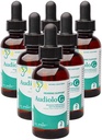Audiolo-g naravne kapljice za ušesa – nova obratna izguba sluha Formula – Homeopatska mešanica organskih ekstraktov in eterično olje za starejše, odrasle in otroke