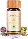 Biogetica Pilesolve Natural Zeliščni dodatek z Licorice in Ginger - Non-GMO - 100% Vegan Ayurveda dodatek v prahu