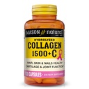 MASON NARAVNI 1500mg kolagen z vitaminom C, Biotin, & Kalcij, 40 dan dobave kapsule, dodatek za lase, kožo in nohte.