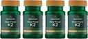 Swanson največja moč vitamin K2 (Menakinon-7)-Vitamin dodatek podporo kardiovaskularno in zdravje kosti-Made iz japonskega Natto za pomoč pri urejanju kalcij (30 Softgels, 200mcg vsak) (4 pakiranje)