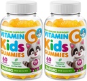 DR. MORITZ Vitamin C Gumiji za otroke in odrasle 240 mg - Imunska podpora nizkosladko žvečljivi vitamini za malčke - Vegetarijanska želatina brez otroške prehrane dodatek (Citrus Flavor) (120 Count)