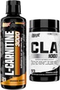 Nutrex Research Liquid Carnitine 3000 - CLA 90 Soft Gels - 1000mg Konjugirana linolna kislina Aktivna mešanica iz olja žafranike