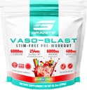 Granit dopolnila Vaso Blast, Rainbow Candy Flavor, Stimulant-free Pre Workout za moške in ženske z izvlečkom grozdnega semena, Arginin Nitrite, & VasoDrive-AP za Max Pump (20 Servings)
