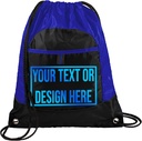 Personalizirana Cinch Bag - Torbe po meri z logotipom, Gimnastične vlečne vreče - Popust promocijski izdelki z logotipom - Mala vlečna vreča