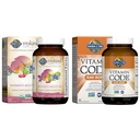 Vrt življenja Organski vitamini za ženske 40+ - 60 tablet, ženske Multi 40+, veganski vitamini in vitaminska koda Surovo železo 30ct kapsule