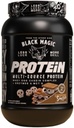 Worldwide Nutrition Bundle Združljiv s črno Magic Protein Powder - Multi-Source Protein Whey, Egg & Casein Complex z Enzymes & MCT- 2LB Campfire Smores Flavor z multi-Purpose Keychain