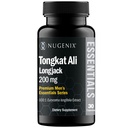 Nugenix Essentials Tongkat Ali za moške, Podpora za zdravje moških, Longjack Eurycoma Longifolia Extract, 30ct