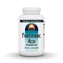 Vir Naturals Pantotenska kislina 500 mg Vitamin B-5 prehranska dopolnila - 200 tablet