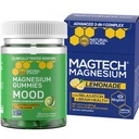 NARAVNI ZASTAVI Magtech Magnezij Drink Mix + Mood Magnezij Gummies Bundle - 4 oblike magnezija - zdravje možganov, sprostitev in stres podpora* - 35 Servisi