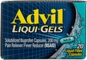 Advil Pain Reliever/Fever Reducer Liqui-Gels 20 CP - Nakup paketov in shranjevanje (Pack po 2)