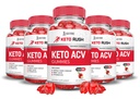 (5 Pack) Keto Rush Keto ACV Gumies Napredno Formula 1000MG Keto Rush Keto Gumies Apple Cider Vinegar Boost Formulirano z Granatni beet Juice v prahu B12 Vegan Non GSO 300 Gummys