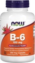 Now Foods Vitamin B-6 250 kapsule/100mg